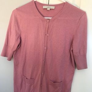 LOFT Short Sleeve Sweater